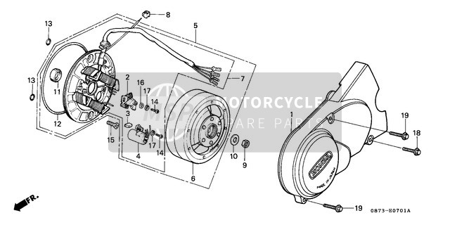 9411104000, Washer, Spring, 4mm, Honda, 1